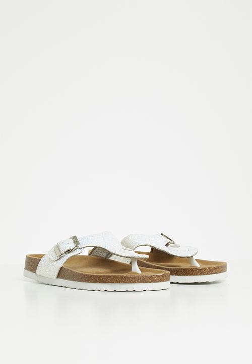 Pop Candy - Girls slip on sandal - white