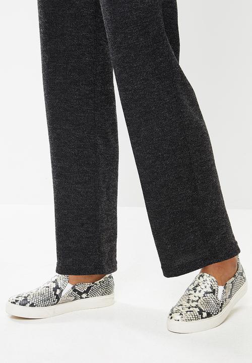 edit - Cosy knit jogger - black