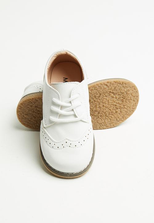Pop Candy - Boys brogues - white