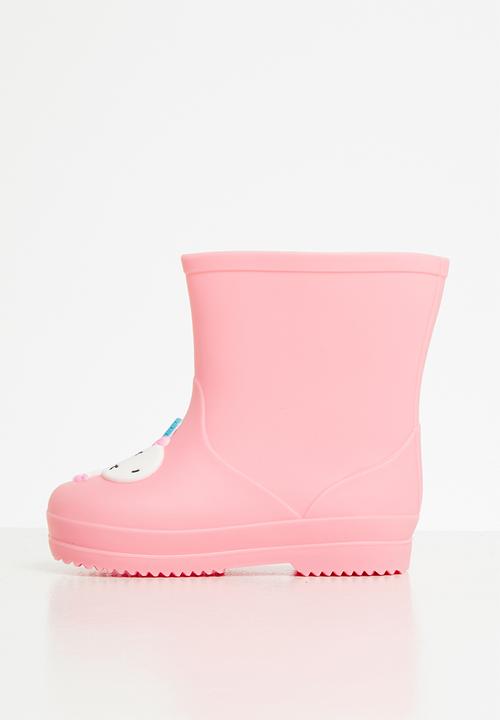 Pop Candy - Girls rainbow boots - pink