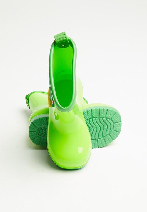 Pop Candy - Dino rain boots - green
