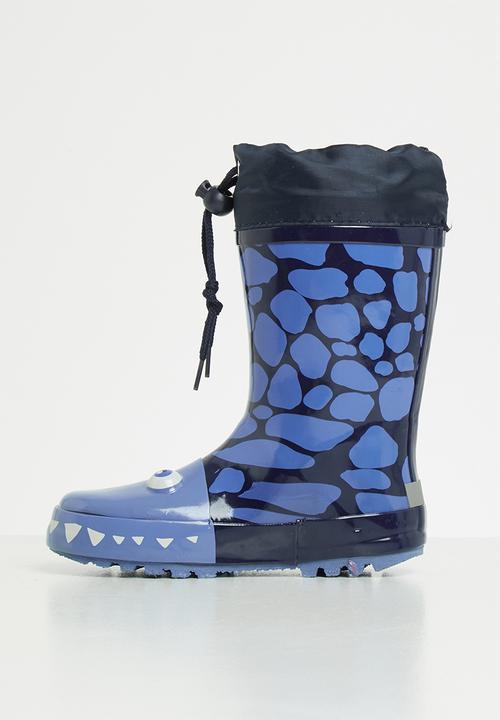 Pop Candy - Boys character rain boots - blue