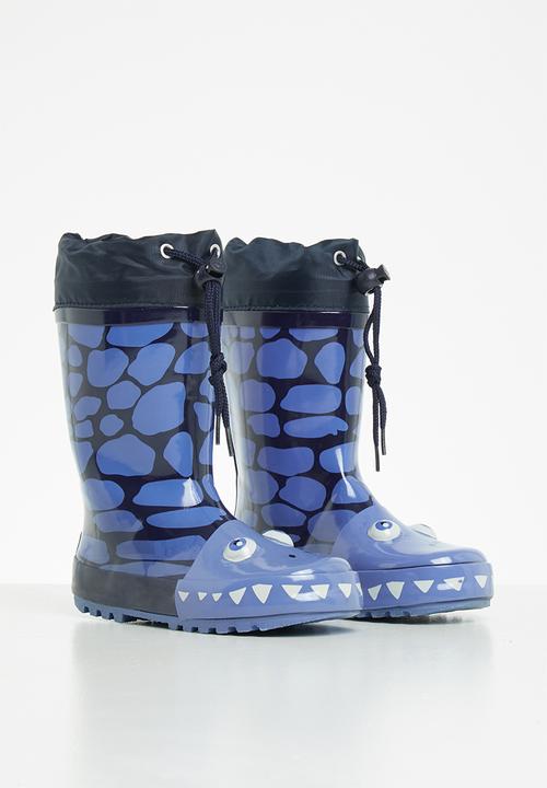 Pop Candy - Boys character rain boots - blue