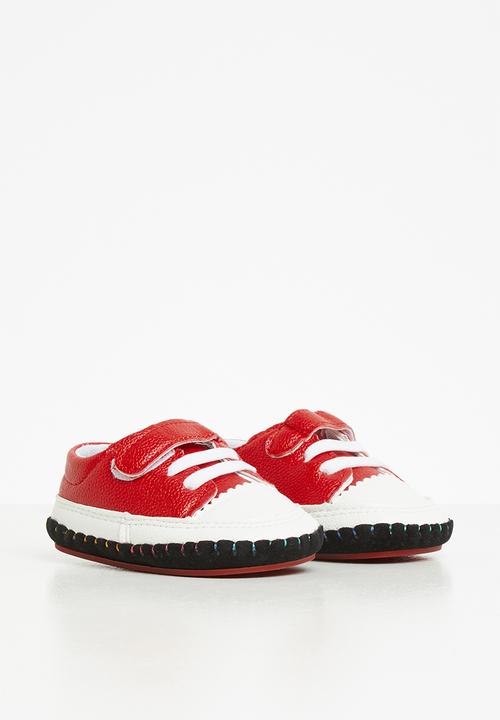 Pop Candy - Boys soft sole sneaker - red