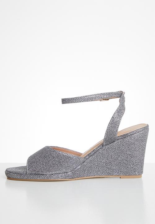 Superbalist - Ella wedge heel - silver