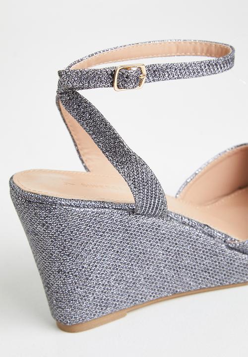 Superbalist - Ella wedge heel - silver
