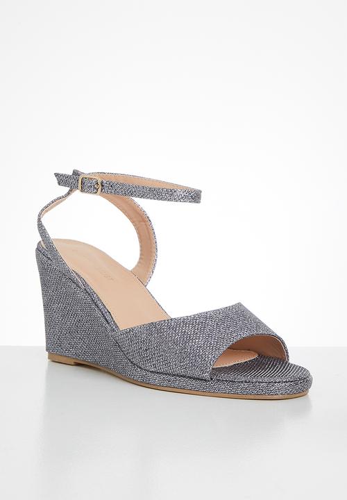 Superbalist - Ella wedge heel - silver