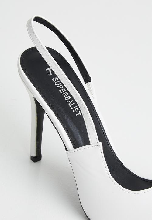 Superbalist - Corrine slingback heel - white