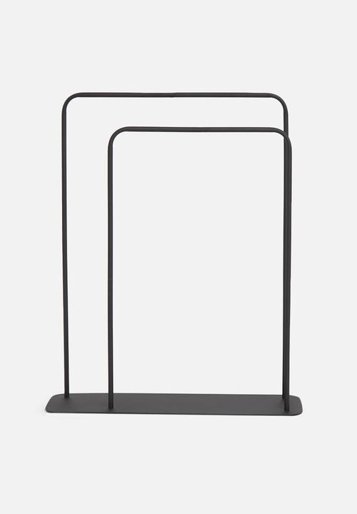 Emerging Creatives - Malmo maxi towel rack - black