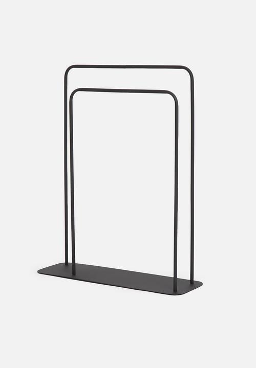 Emerging Creatives - Malmo maxi towel rack - black