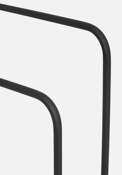 Emerging Creatives - Malmo maxi towel rack - black