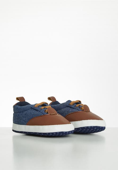 Pop Candy - Soft bottom sneaker - brown & blue