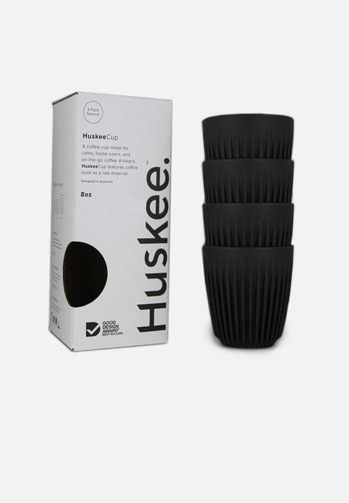 Huskee - Huskee cup 235ml set of 4 - charcoal