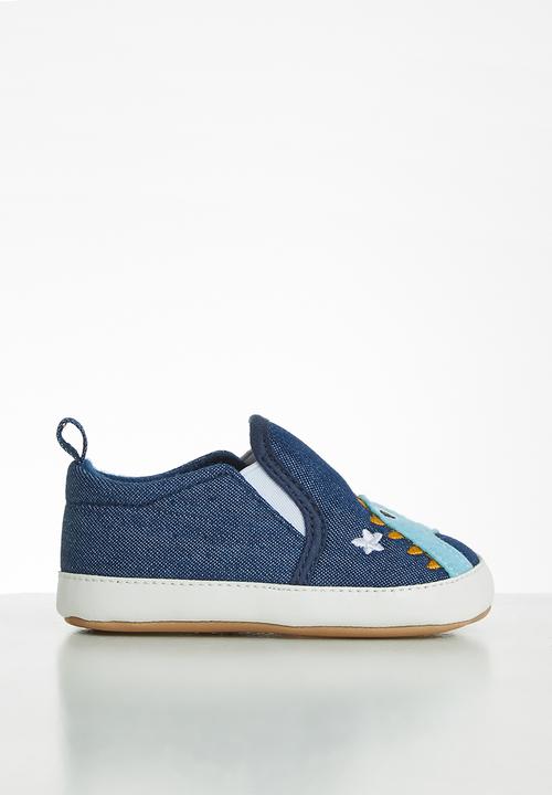 Pop Candy - Cartoon slip on - dark blue