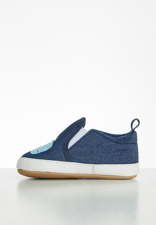 Pop Candy - Cartoon slip on - dark blue