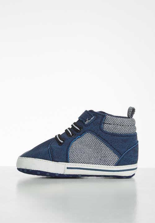 Pop Candy - Baby boys hi-top sneaker - navy