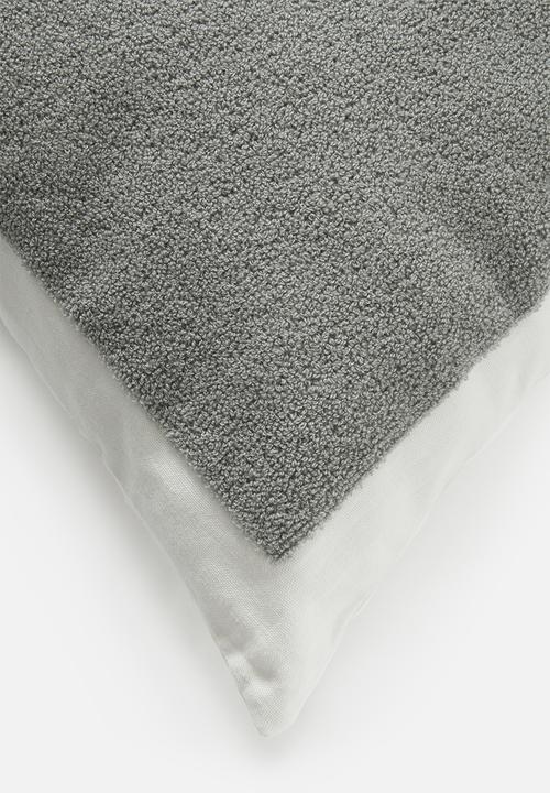 Sixth Floor - Block cushion cover - grey