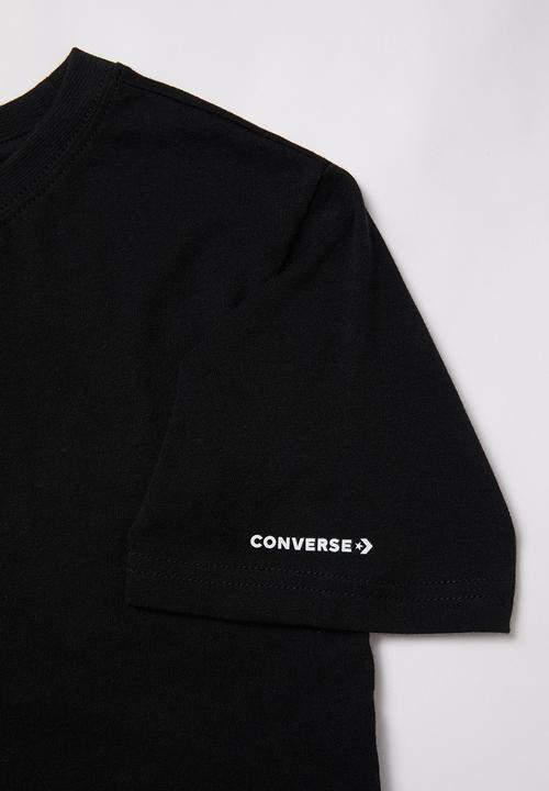 Converse - Converse All Star metal boxy tee - black
