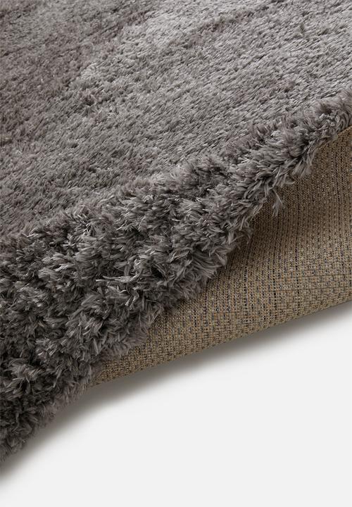 Fotakis - Skins long pile rug - dark grey