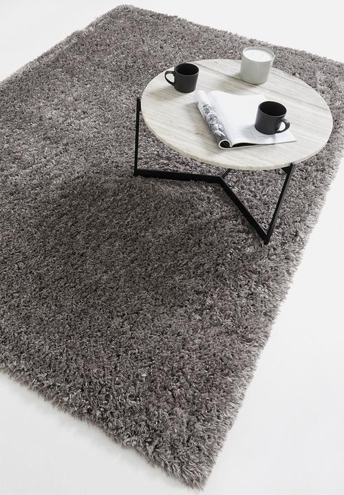Fotakis - Skins long pile rug - dark grey