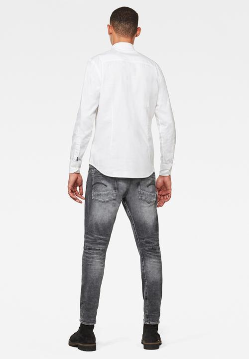 G-STAR - Scutar 3d slim tapered stretch denim - vintage basalt