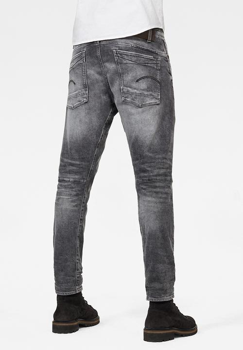 G-STAR - Scutar 3d slim tapered stretch denim - vintage basalt