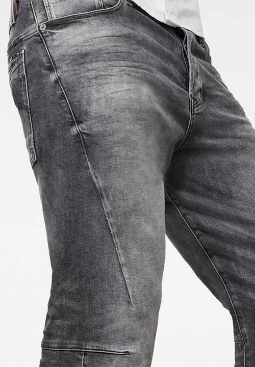 G-STAR - Scutar 3d slim tapered stretch denim - vintage basalt