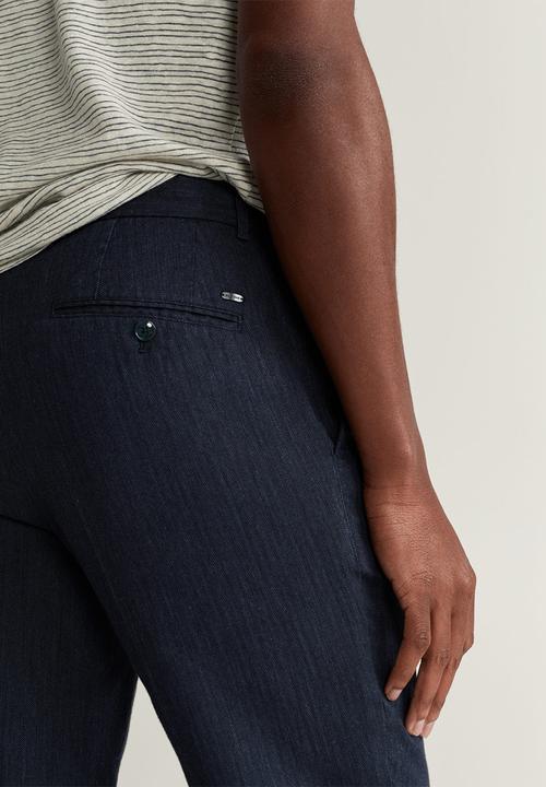 MANGO - Cedar trousers - navy