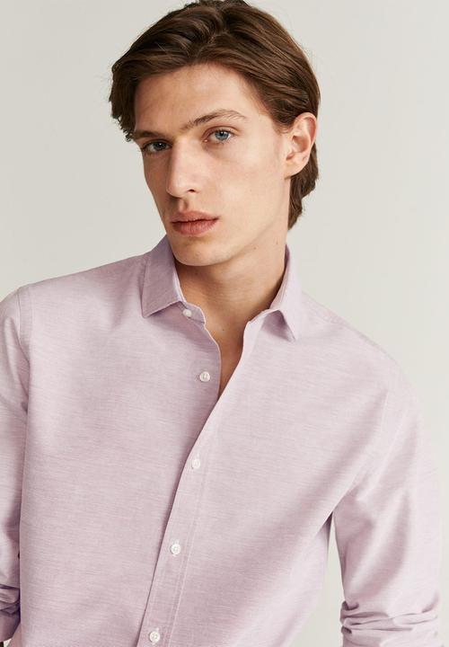 MANGO - Alfred shirt - pink 