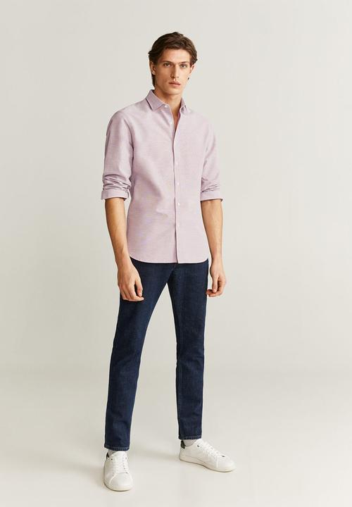 MANGO - Alfred shirt - pink 