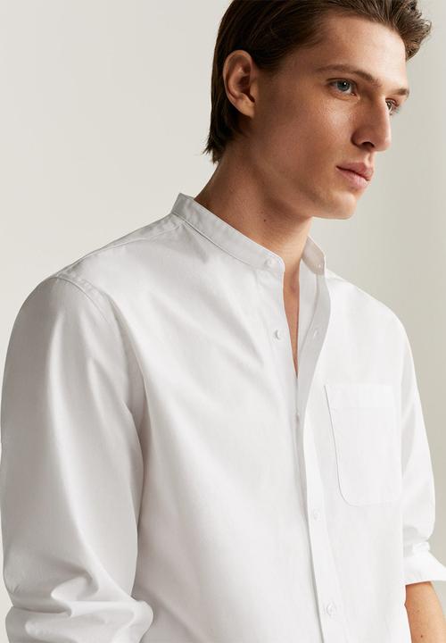 MANGO - Jackson shirt - white