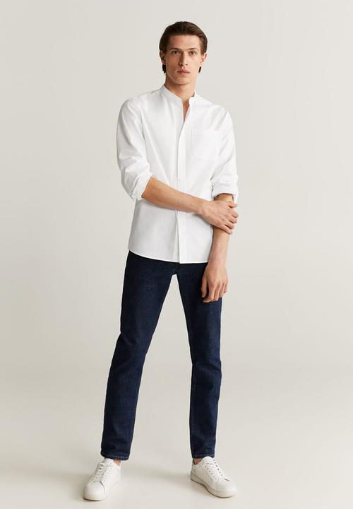 MANGO - Jackson shirt - white