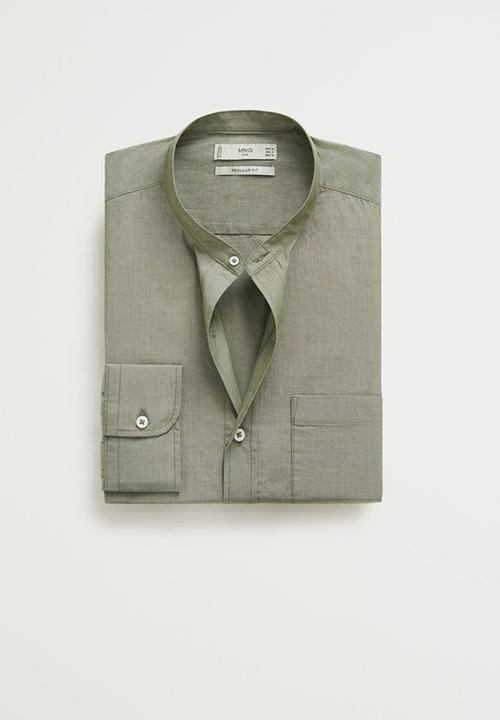 MANGO - Jackson shirt - khaki