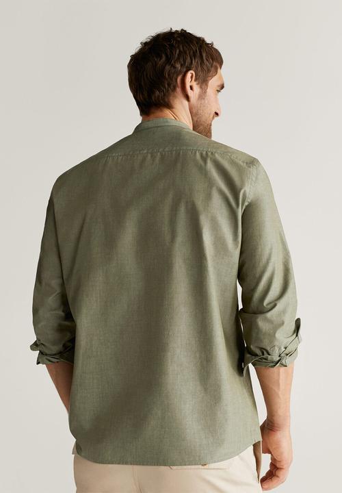 MANGO - Jackson shirt - khaki