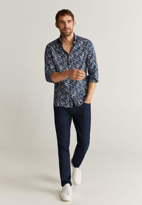 MANGO - Bobal1 shirt - navy