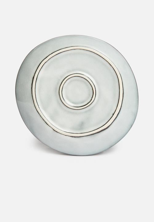 Sixth Floor - Cora side plate set of 4 - grey
