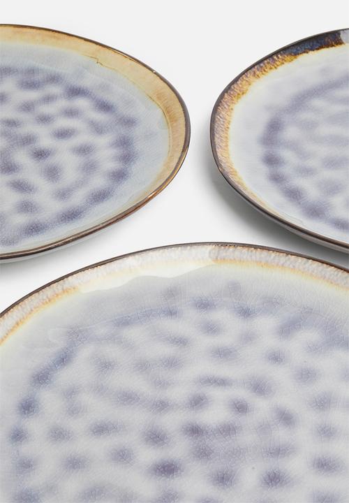 Sixth Floor - Cora dinner plate set of 4 - grey