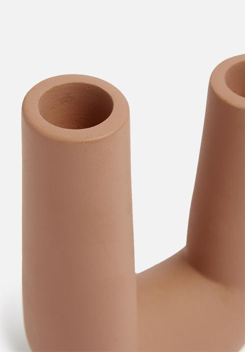 Sixth Floor - Boni candle holder - terracotta