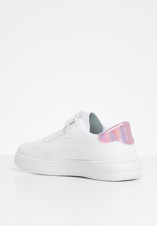 Rebel Republic - Girls strap sneaker - white
