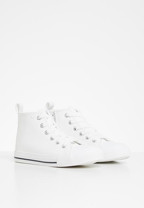 Cotton On - Classic high top trainer - white