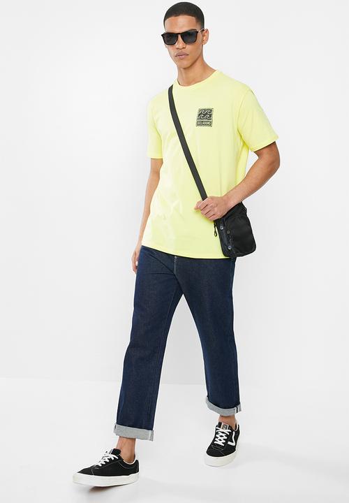 Billabong  - Checked out ss tee - neo yellow