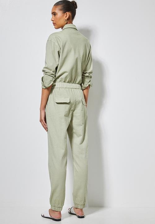 Superbalist - Boiler jumpsuit - sage