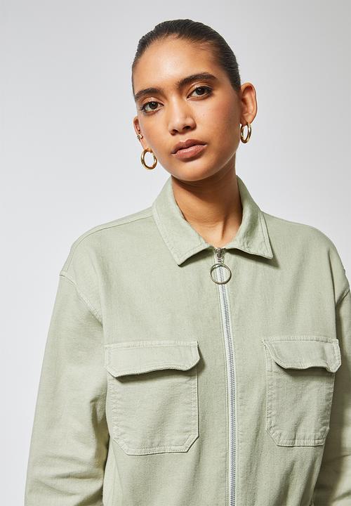 Superbalist - Boiler jumpsuit - sage