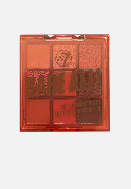 W7 Cosmetics - Bare All Pressed Pigment Palette - Raw