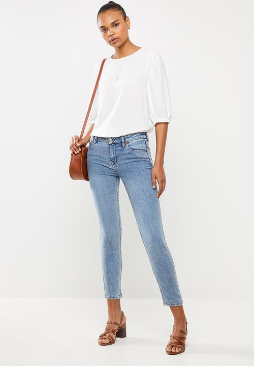 MILLA - Balloon sleeve blouse - ivory