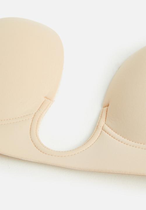 Missguided - Secret u plunge stick on strapless bra - stone