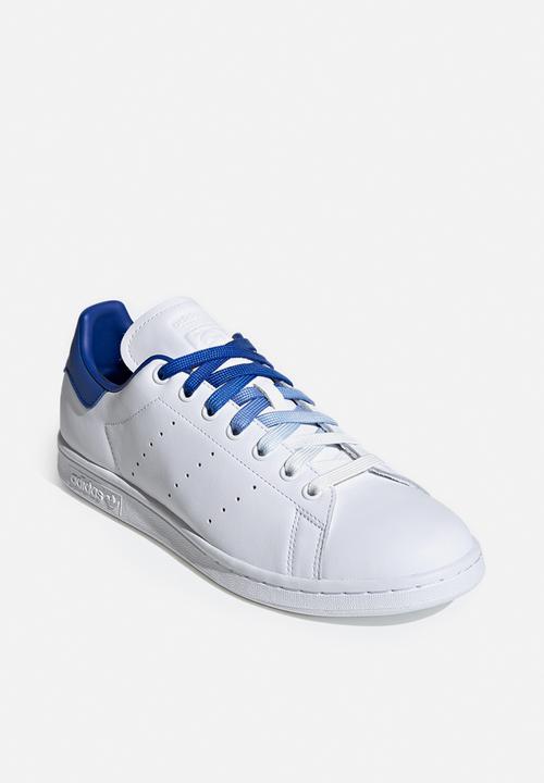 adidas Originals - Stan Smith  - white / royal blue