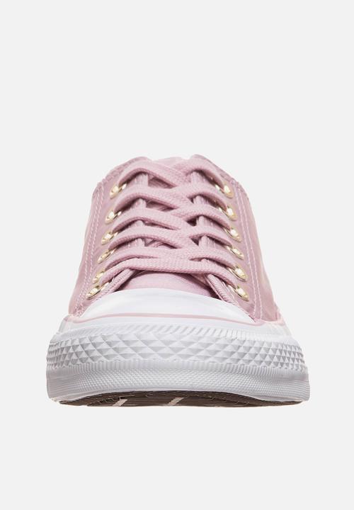 Converse - Chuck Taylor All Star ox - plum chalk, light gold & white 