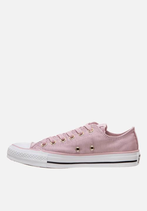 Converse - Chuck Taylor All Star ox - plum chalk, light gold & white 