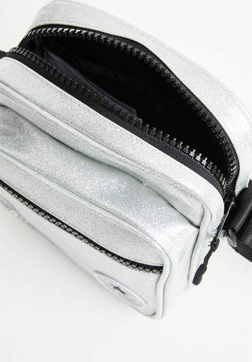 Converse - Glitter cross body - silver